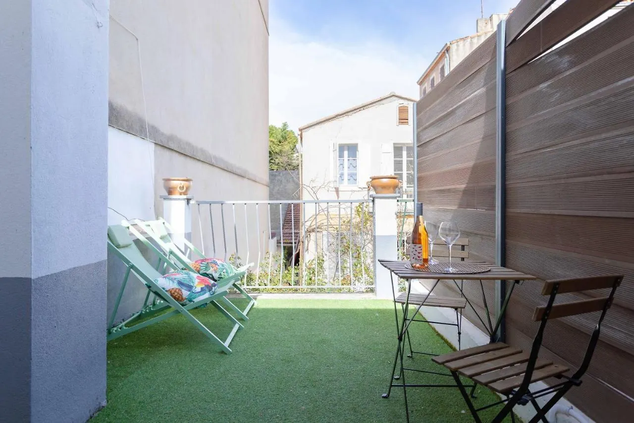 Studio Blancarde Terrasse Parking Clim Marseille France