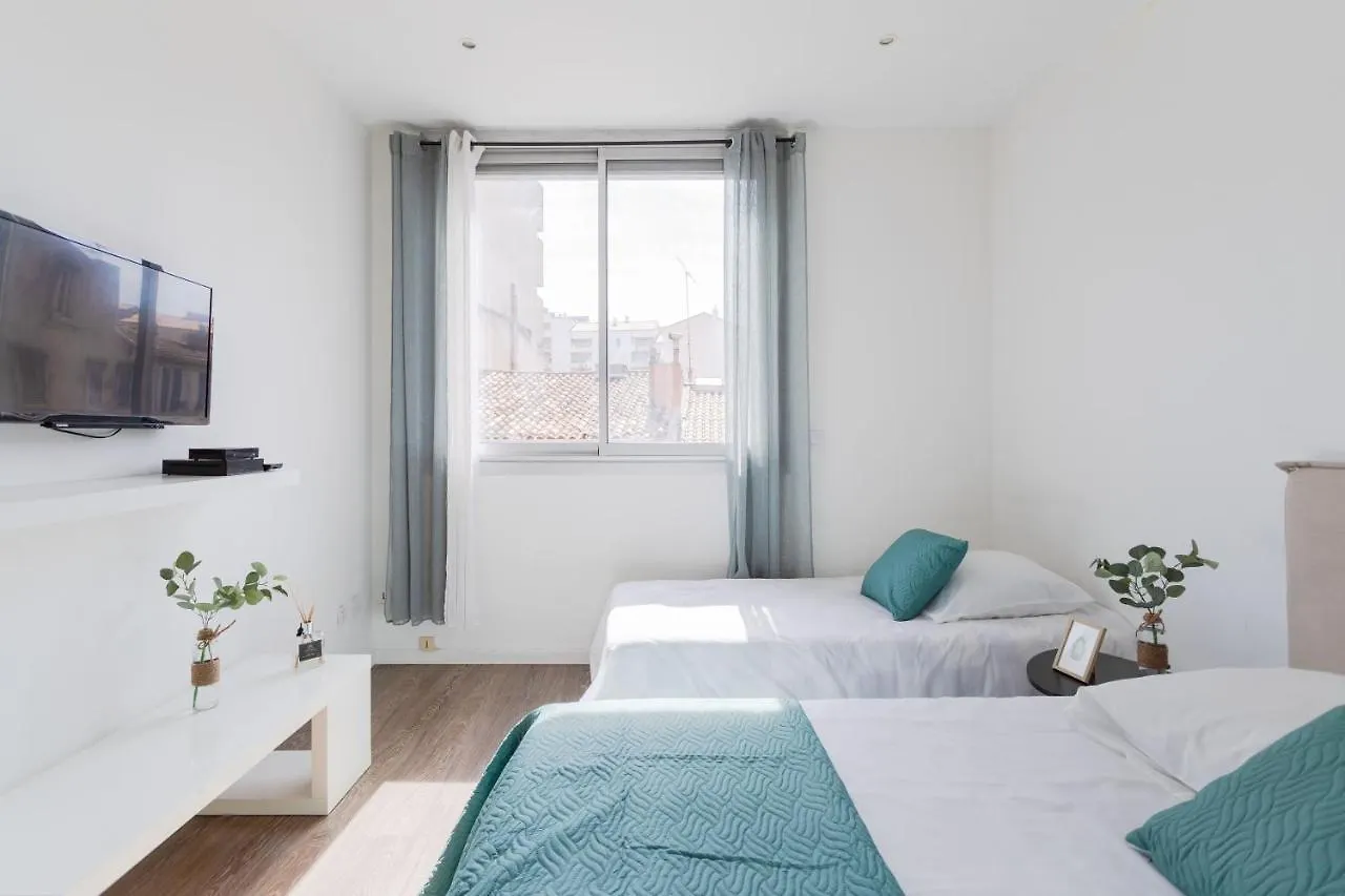 Studio Blancarde Terrasse Parking Clim Marseille Apartment