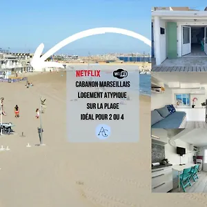 Le Vrai Cabanon De La Plage Clim-wifi-netflix Marseille