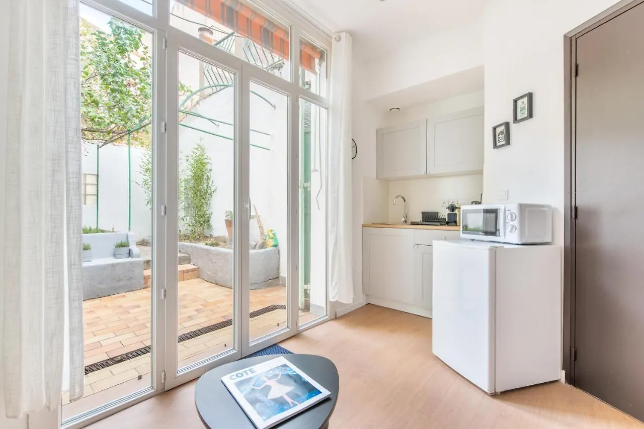 Studio Blancarde Terrasse Parking Clim Marseille Apartment