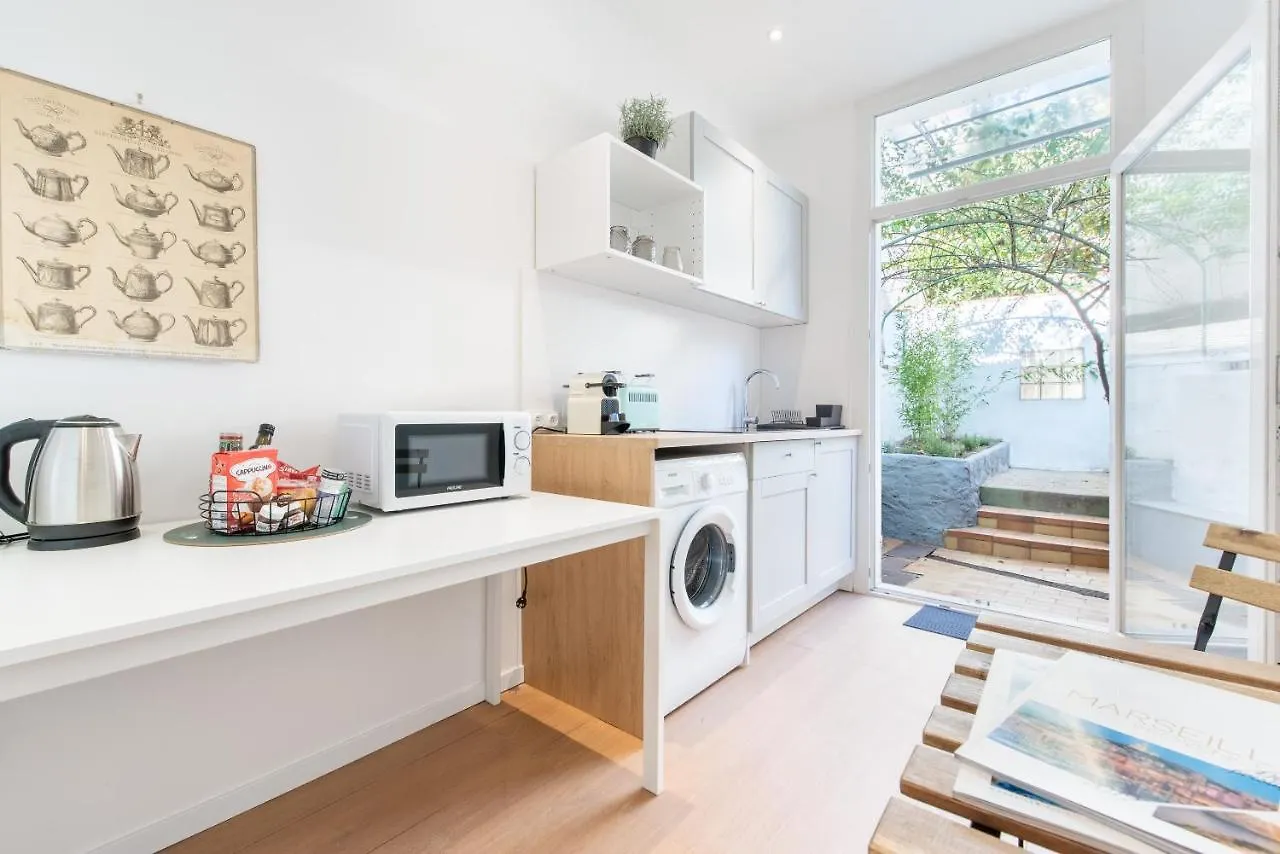 Studio Blancarde Terrasse Parking Clim Marseille 0*,  France